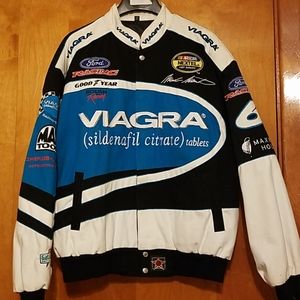 JH Designs Mark Martin NASCAR racing jacket.